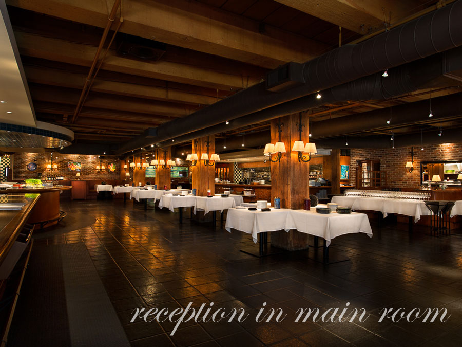 Blue Water Cafe + Raw Bar Rooms | Reception